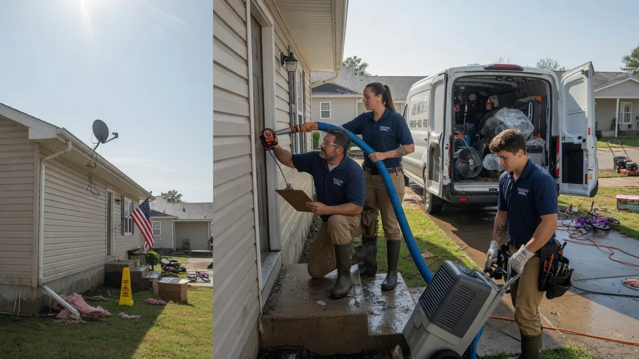 Ceiling Water Damage Restoration in Bowling Green, IN near me